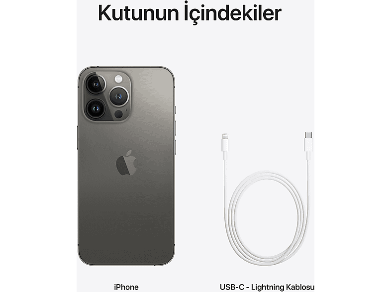 APPLE iPhone 13 Pro 512 GB Akıllı Telefon Graphite MLVH3TU/A Fiyat