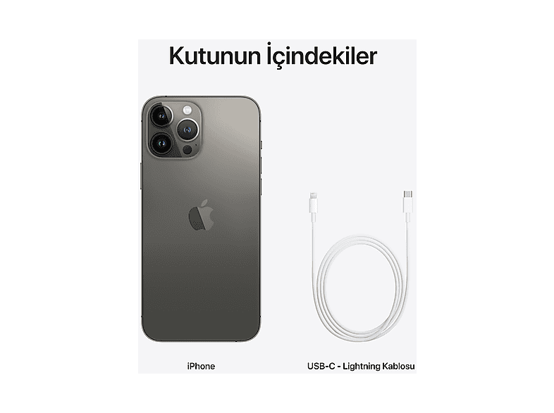 APPLE iPhone 13 Pro Max 128 GB Akıllı Telefon Graphite MLL63TU/A