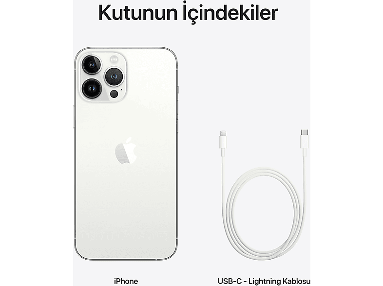 APPLE iPhone 13 Pro Max 256 GB Akıllı Telefon Silver MLLC3TU/A