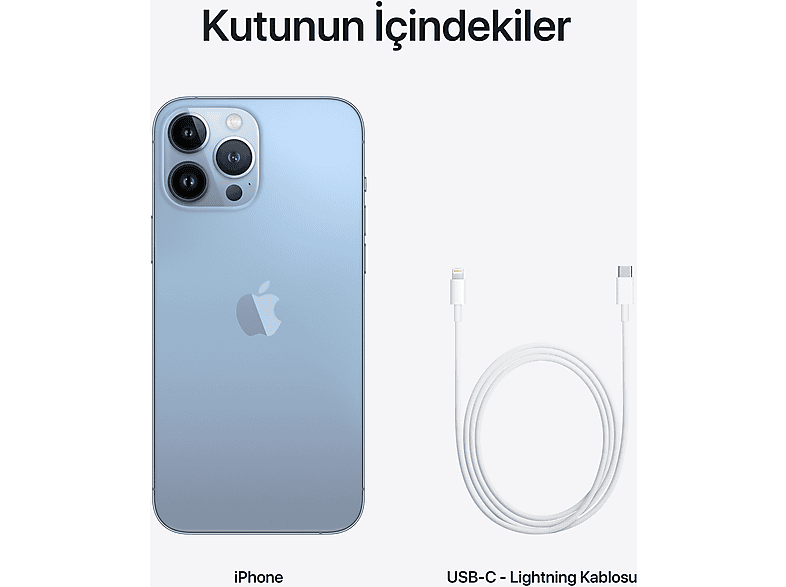 APPLE iPhone 13 Pro Max 1 TB Akıllı Telefon Sierra Blue MLLN3TU/A