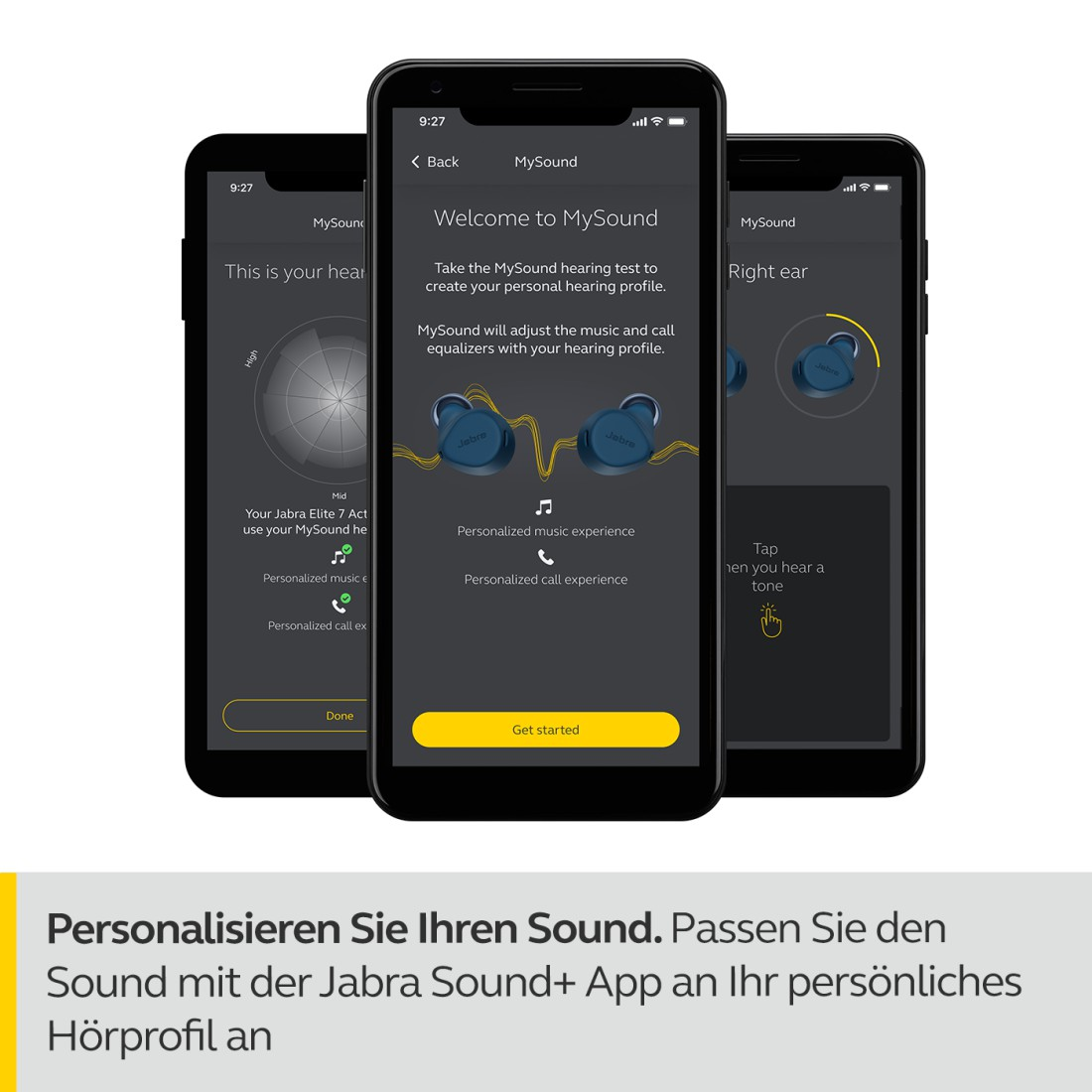 JABRA ELITE 7 ACTIVE, mit anpassbarem ANC, In-ear Kopfhörer Bluetooth Mint