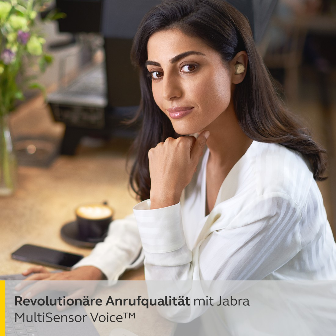 JABRA Elite 7 Pro, mit anpassbarem ANC, In-ear Kopfhörer Bluetooth Gold/Beige