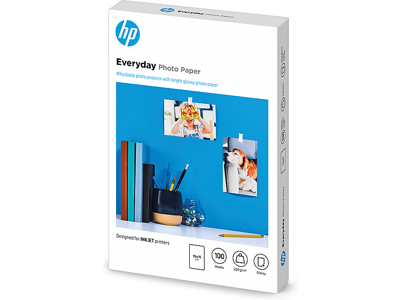 HP Fotopapier glänzend 100 Blatt/10x15 cm — Foto 3 von 5