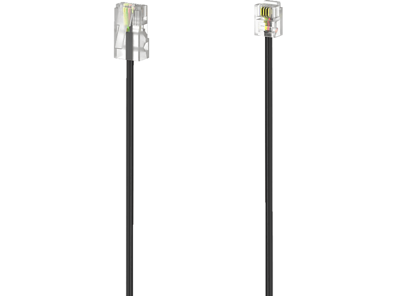 HAMA DSL-Anschlusskabel, Modular-Stecker 8p4c - Modular-Stecker 6p4c, 6 m