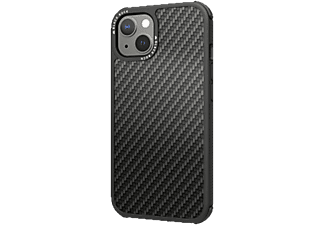 BLACK ROCK Robust Real Carbon - Schutzhülle (Passend für Modell: Apple iPhone 13)