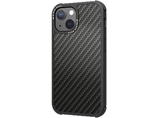 BLACK ROCK Robust Real Carbon - Housse de protection (Convient pour le modèle: Apple iPhone 13 mini)