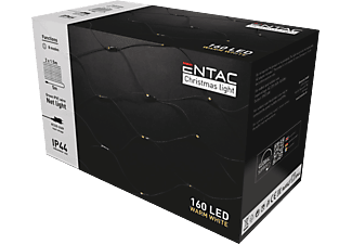 ENTAC Karácsonyi IP44  Háló 160 LED, 2m x 1,5m, meleg fehér (ECL-NET-160-WW)