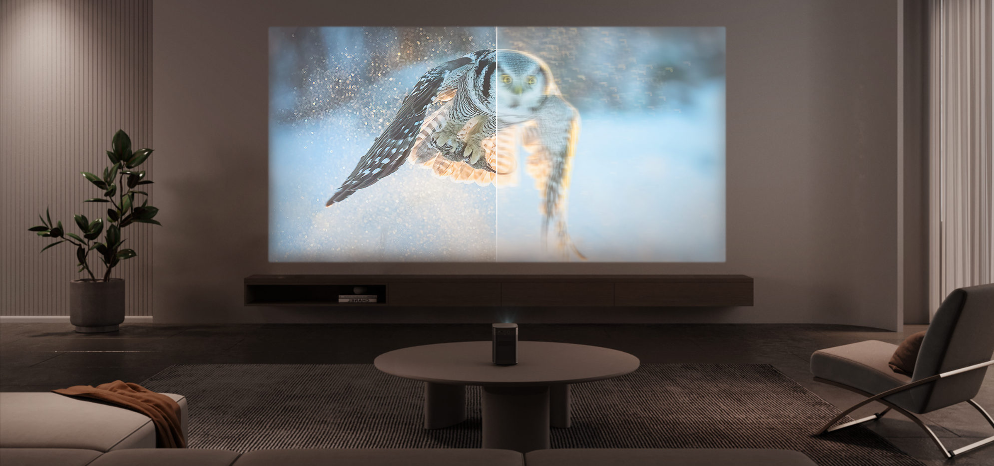XGIMI Halo+ Beamer(Full-HD, 3D, 900 ANSI-Lumen, WLAN)