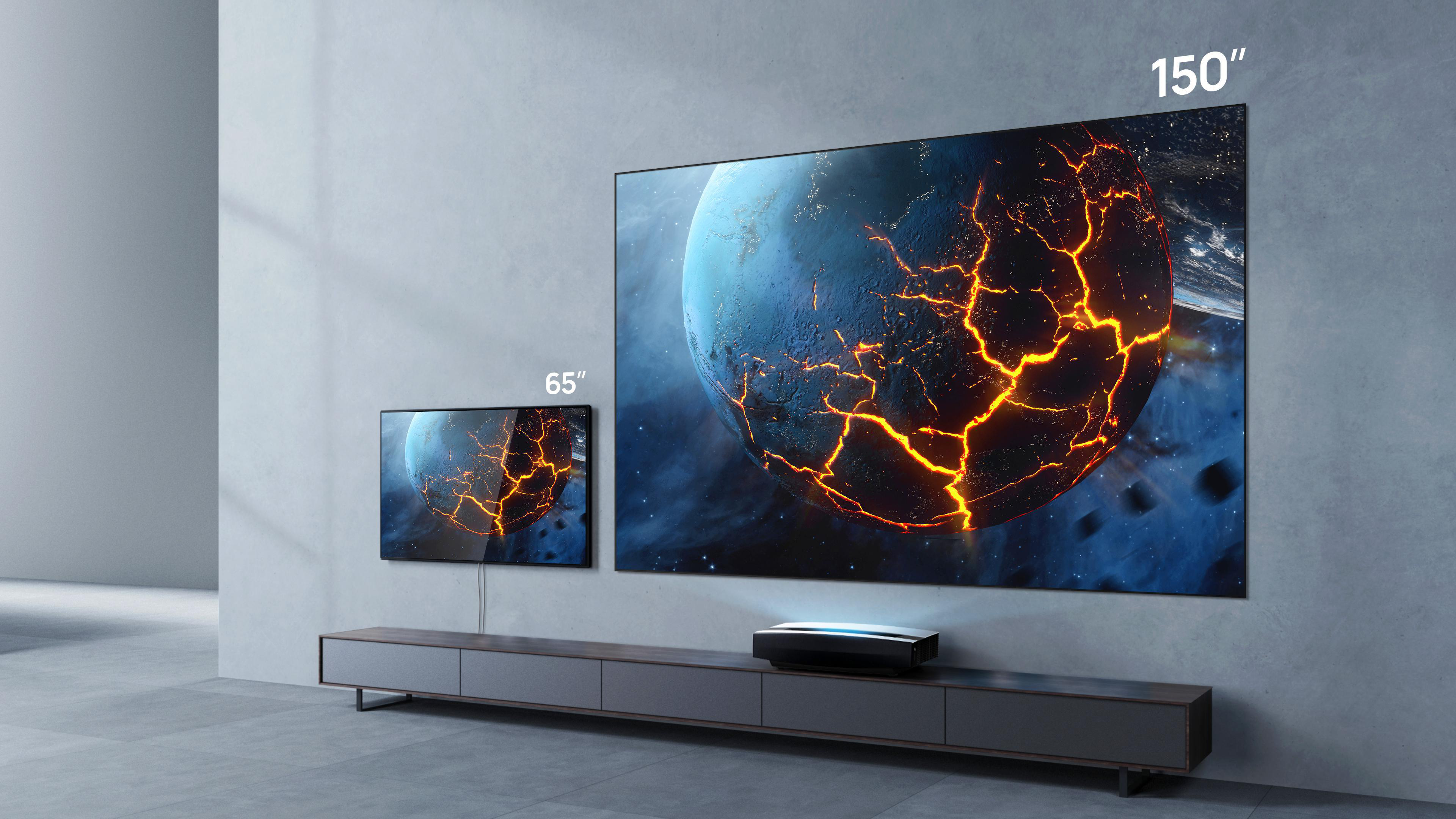 XGIMI AURA 4K Beamer(UHD 4K, 3D, 2400 ANSI-Lumen, WLAN)