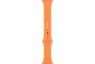 Apple Watch Sport Band, 45mm, Fluoroelastómero especial de alto rendimiento con cierre de clip, Caléndula