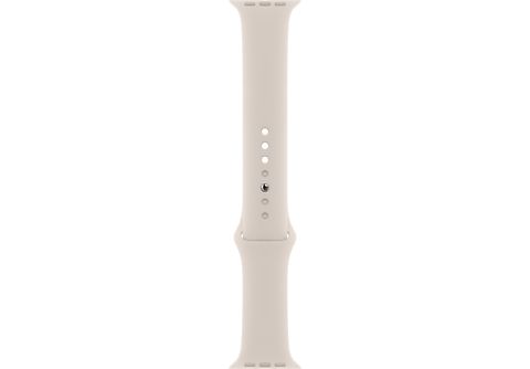 REACONDICIONADO Apple Watch Sport Band, 41mm, Fluoroelastómero especial de alto rendimiento con cierre clip, Blanco estrella