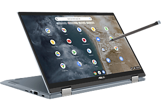 ASUS Chromebook Flip CX5 (CX5400FMA-AI0078), Premium Chromebook mit 14 Zoll Display, Intel® Core™ i7 Prozessor, 16 GB RAM, 512 GB SSD, Intel Iris Xe Graphics, Al Blue