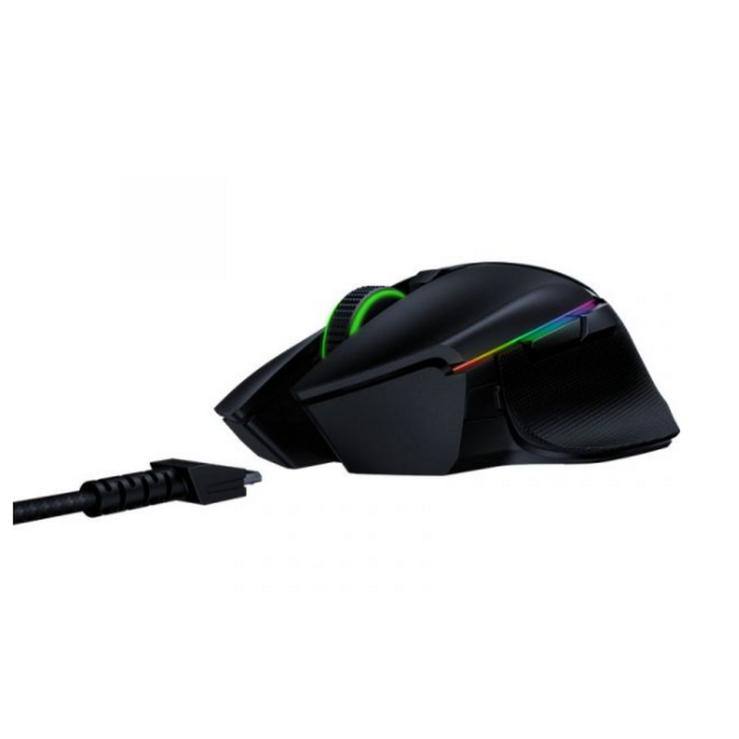 Ratón gaming - Razer Basilisk Ultimate, Inalámbrico, 20.000 ppp, 11 Teclas, USB, Autonomía 100 h, Negro
