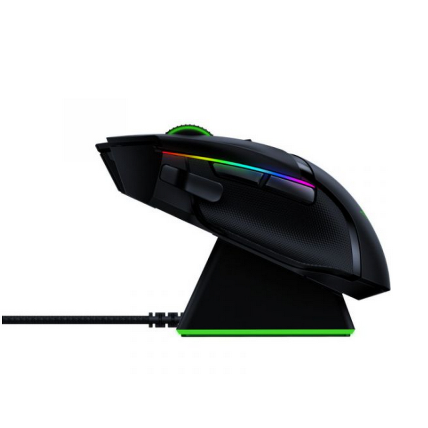 Ratón gaming - Razer Basilisk Ultimate, Inalámbrico, 20.000 ppp, 11 Teclas, USB, Autonomía 100 h, Negro