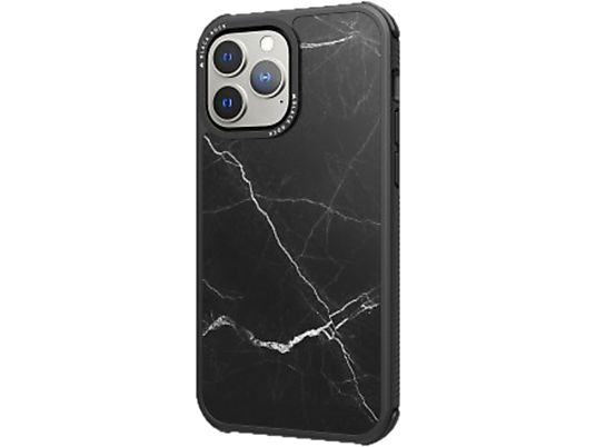 BLACK ROCK Robust Marble - Guscio di protezione (Adatto per modello: Apple iPhone 13 Pro)