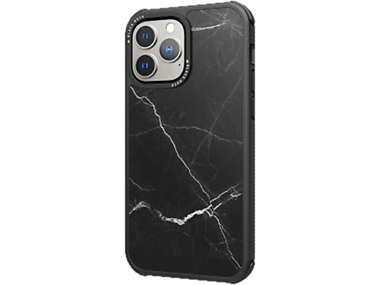 BLACK ROCK Robust Marble - Housse de protection (Convient pour le modèle: Apple iPhone 13 Pro)