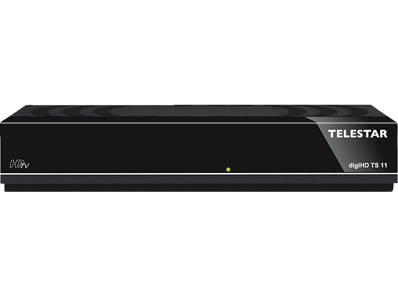 TELESTAR digiHD TS 11 AAC SatReceiver (HDTV, DVBS, DVBS2, Schwarz