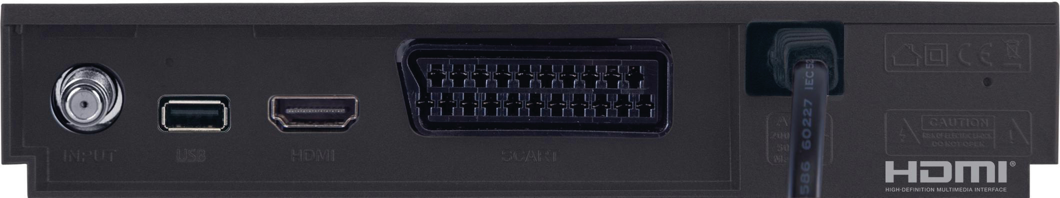 TELESTAR digiHD TS 13 AAC Sat Receiver (HDTV, PVR-Funktion, DVB-S, DVB-S2, Schwarz)