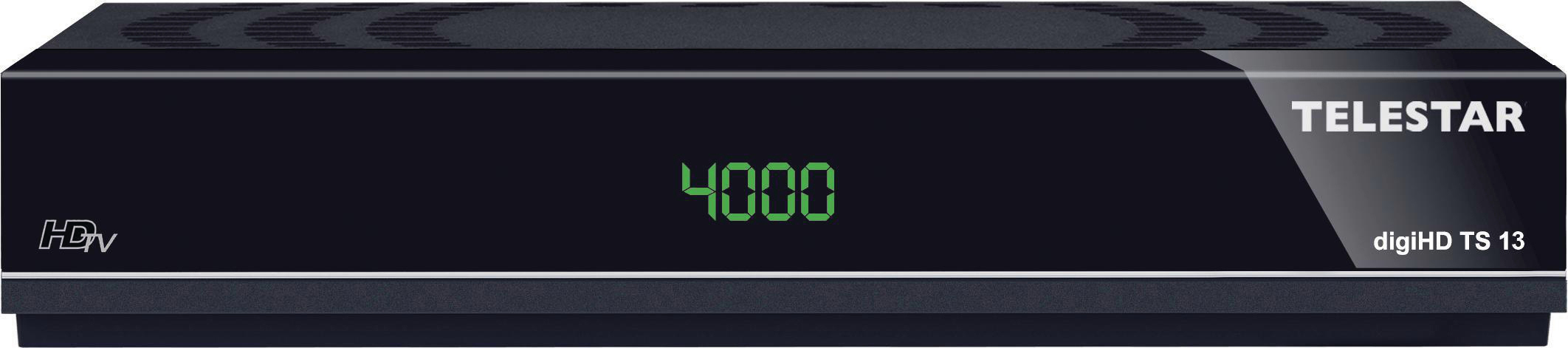 TELESTAR digiHD TS 13 AAC Sat Receiver (HDTV, PVR-Funktion, DVB-S, DVB-S2, Schwarz)