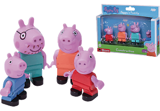 BIG Bloxx PP Peppa's Family Bausteinfiguren, Mehrfarbig