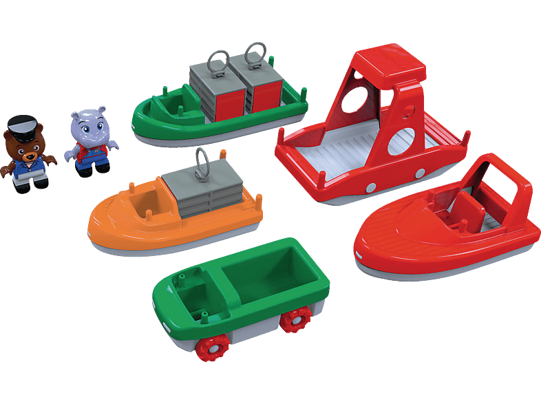 BIG AquaPlay Bootset Wasserspielzeugset Mehrfarbig | Spielwelten & Sammelfiguren