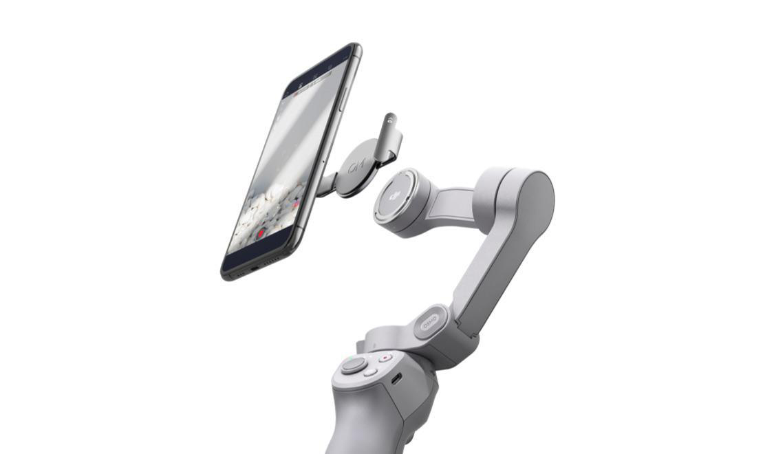 DJI OM 4 SE Stabilisator, Hellgrau