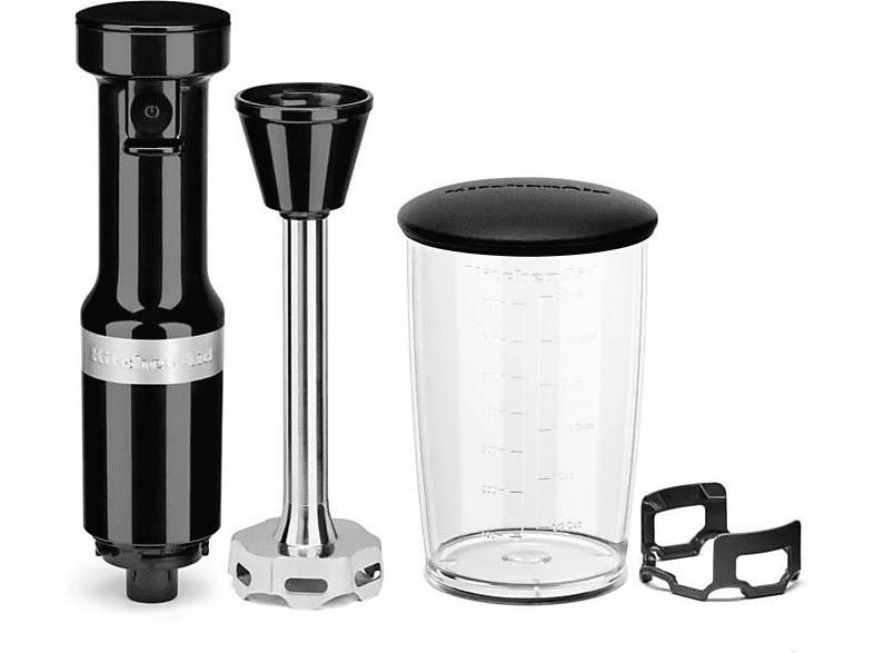KITCHENAID 5KHBV53EOB Stabmixer Onyx Schwarz (180 Watt, 700 ml)