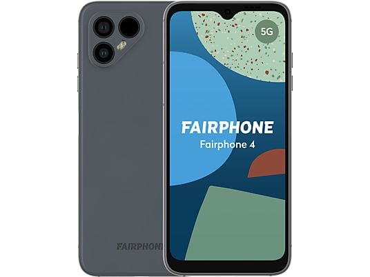 FAIRPHONE 4 5G - Smartphone (6.3 ", 128 GB, Grau)