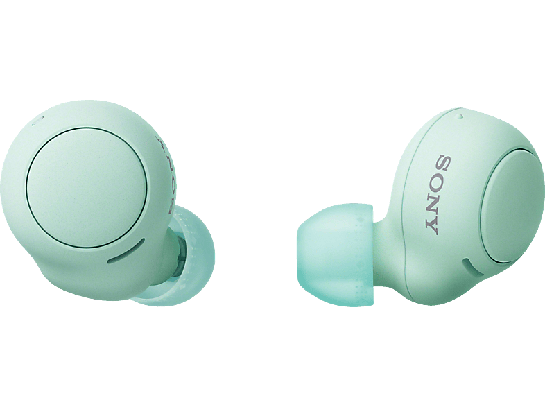 Ladeetui, In-ear Earbuds, Bluetooth Grün Kopfhörer SONY WF-C500