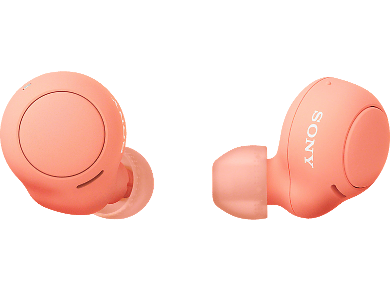 In-ear SONY Earbuds, Kopfhörer Bluetooth WF-C500 Orange Ladeetui,