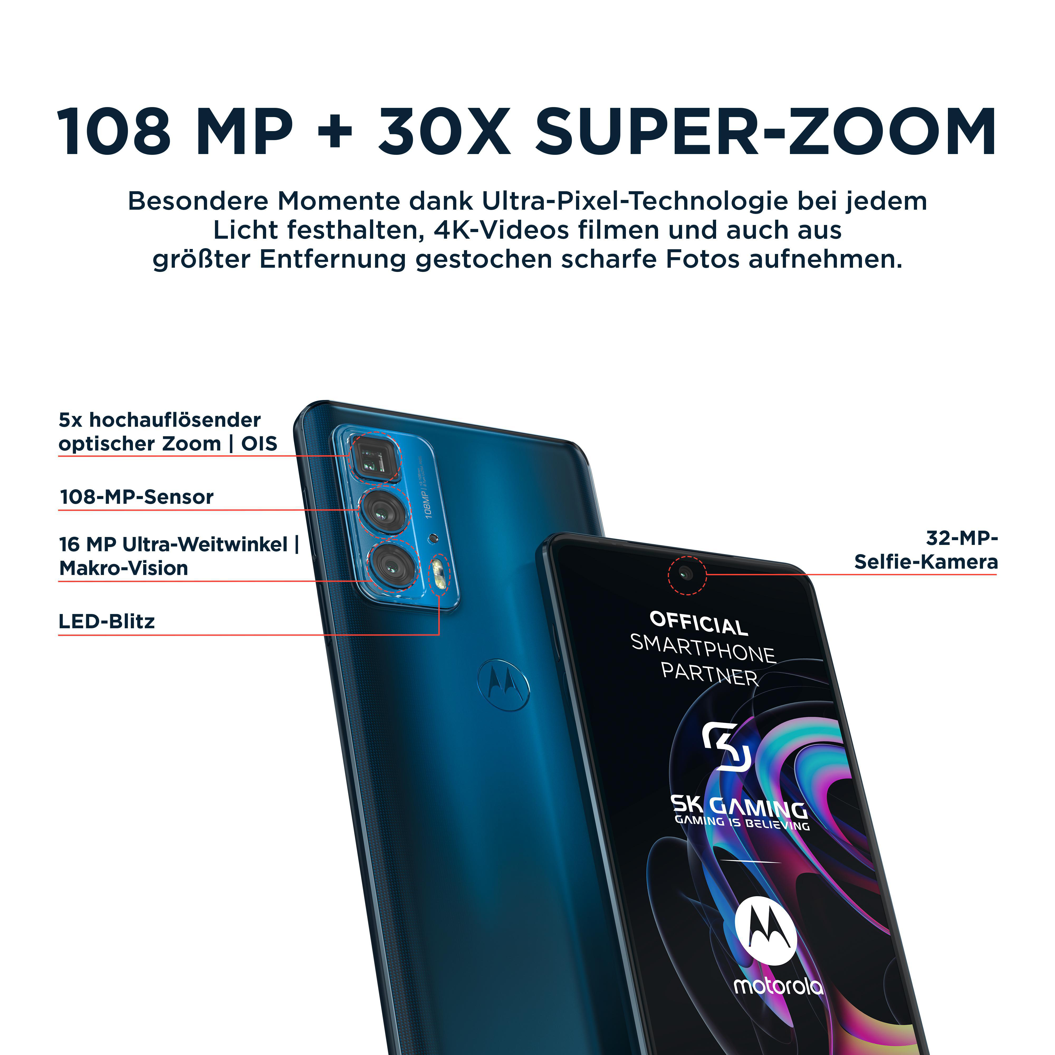 MOTOROLA Edge 20 Pro 5G 256 GB Mitternachtsblau Dual SIM