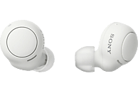 Auricular True Wireless - Sony WFC500W,  Carga rápida, Autonomía 20h, Google Assistant, Siri, Bluetooth, IPX4, Cascos inalámbricos, Blanco