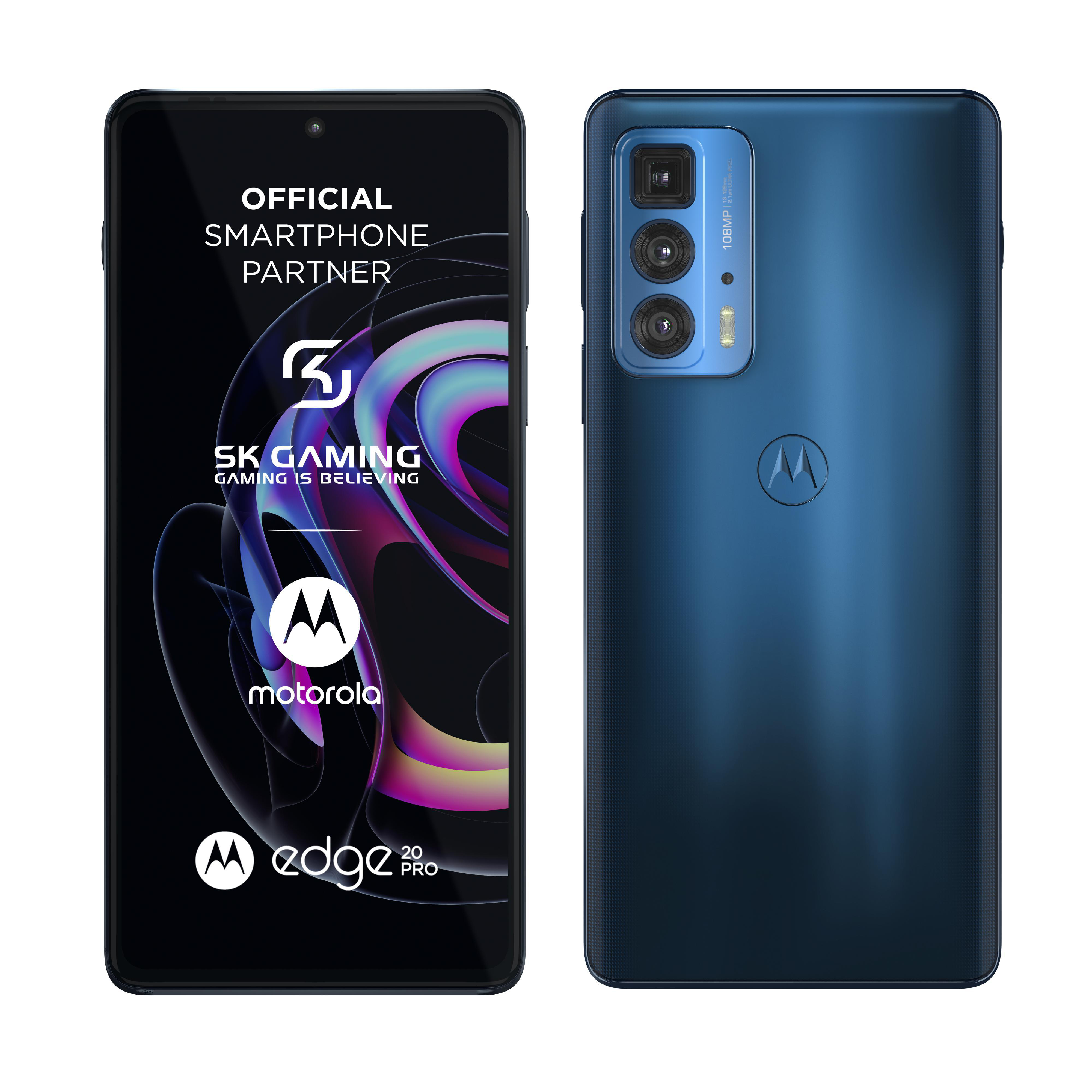 MOTOROLA Edge 20 Pro 5G 256 GB Mitternachtsblau Dual SIM