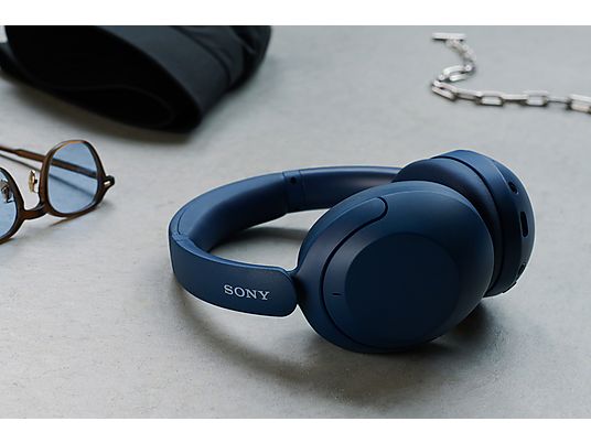 SONY Draadloze Koptelefoon met noise cancelling Blauw (WHXB910NL.CE7)