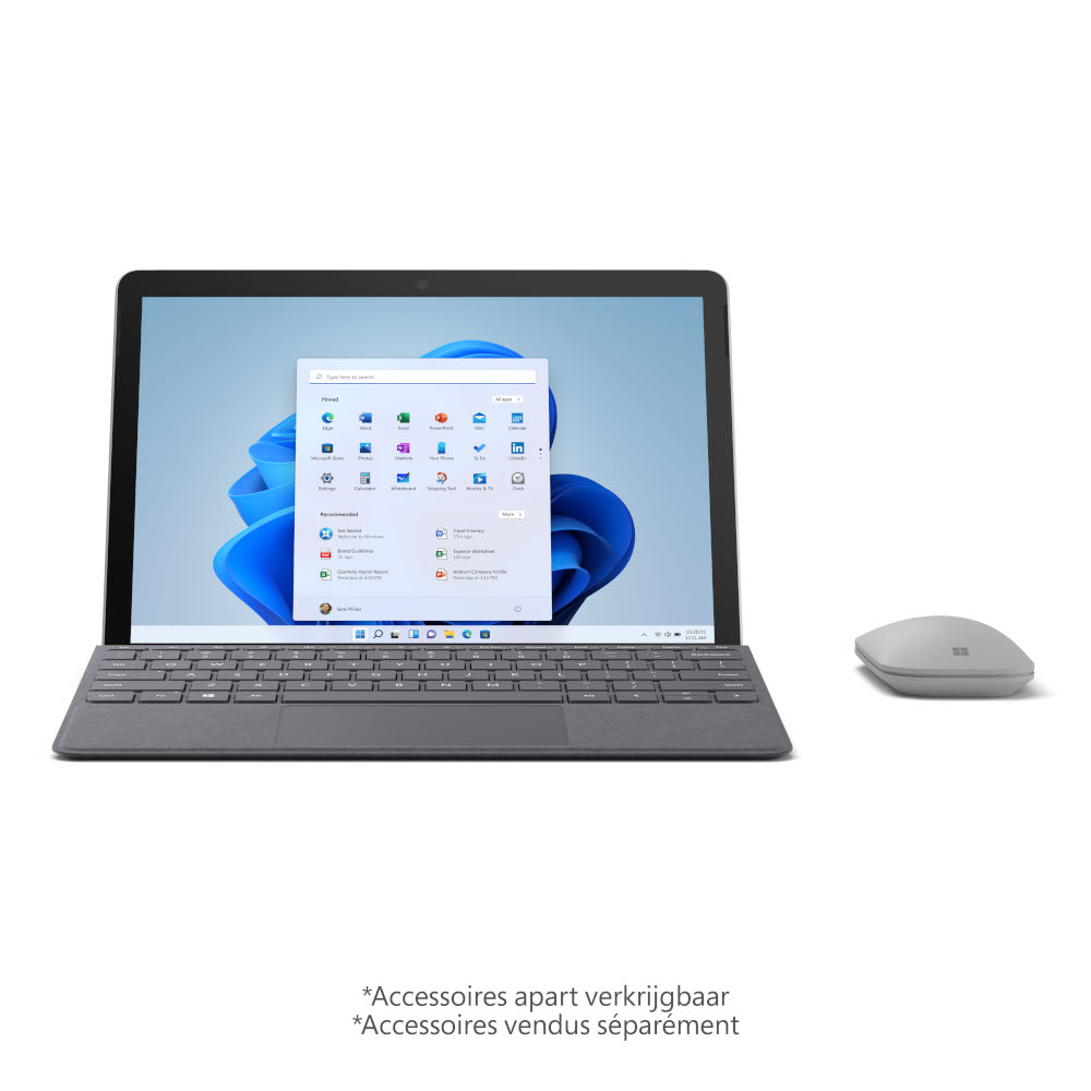 MICROSOFT Surface Go 3 Intel Pentium Gold 6500Y 10.5" 128 GB Argenté (8VA-00003)