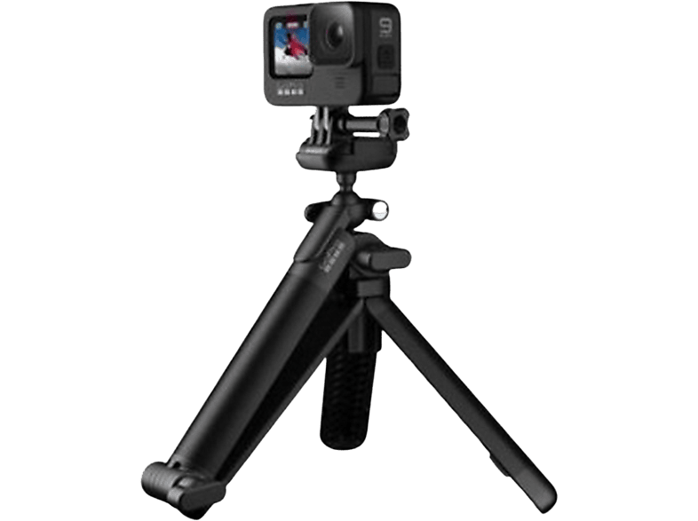 Trípode GoPro 3 Way Grip 2.0, Tres formas, Brazo plegable, Negro