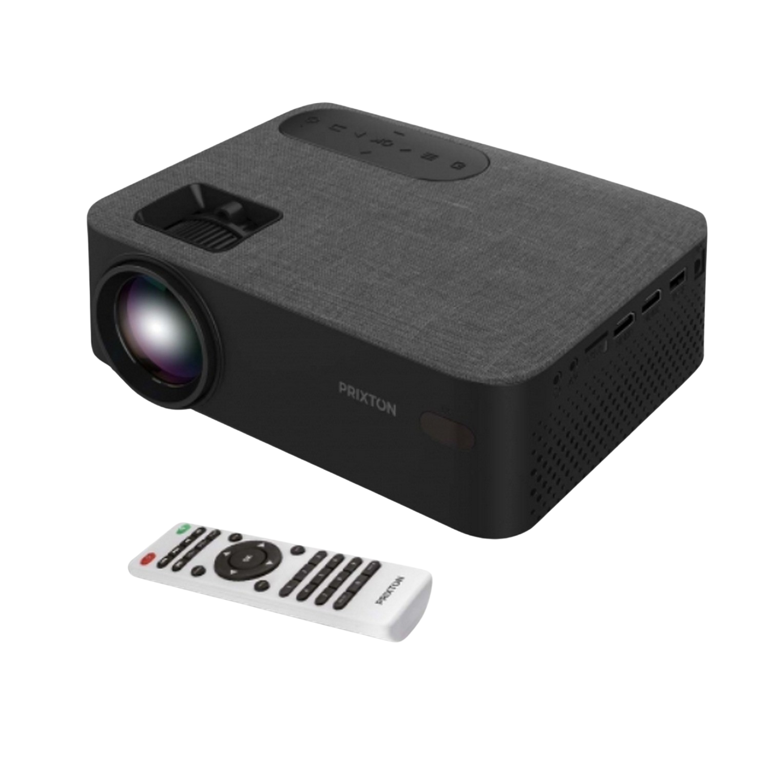 Proyector - Prixton Lumière, Full HD 1080p, 5000 lúmenes, 30” y 150”, Imagen vertical de +/- 15 grados, Negro