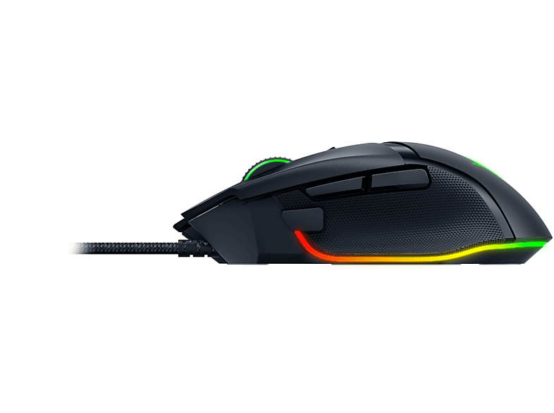 Razer Gaming Maus Basilisk V3, USB, 26000 dpi, 11-Tasten, 650IPS/50G, Razer Chroma RGB, Schwarz — Foto 3 von 4