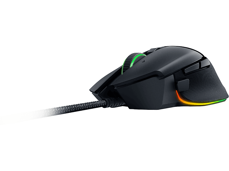 Razer Gaming Maus Basilisk V3, USB, 26000 dpi, 11-Tasten, 650IPS/50G, Razer Chroma RGB, Schwarz — Foto 2 von 4