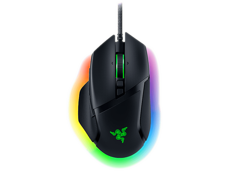 Razer Gaming Maus Basilisk V3, USB, 26000 dpi, 11-Tasten, 650IPS/50G, Razer Chroma RGB, Schwarz