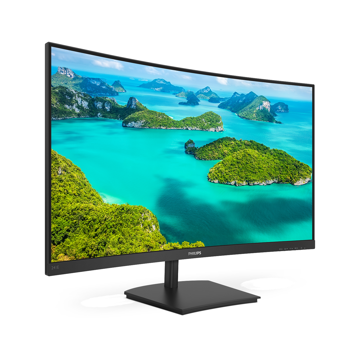 Reaktionszeit, (4 Hz) Zoll PHILIPS 241E1SC Monitor Full-HD 24 Gaming 75 ms