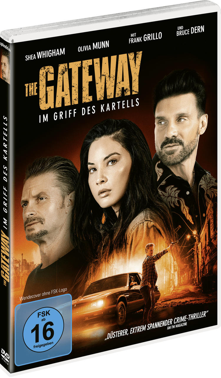 DVD-Cover: Drei Personen, Titel 'The Gateway' und ein Auto auf einer Straße.