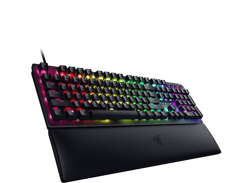 Thumbnail - RAZER Huntsman V2, Gaming Tastatur, Opto-Mechanical, Razer Clicky Optical Switch (Lila), kabelgebunden, Schwarz