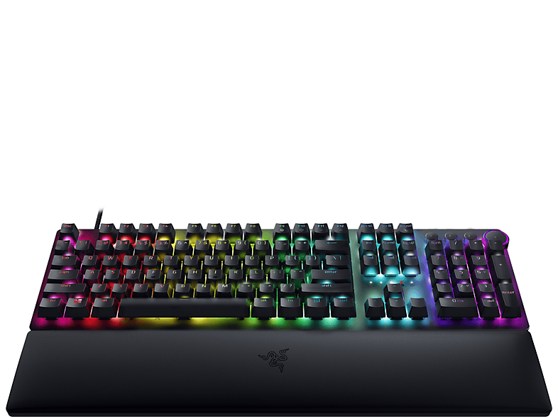 Thumbnail - RAZER Huntsman V2, Gaming Tastatur, Opto-Mechanical, Razer Clicky Optical Switch (Lila), kabelgebunden, Schwarz