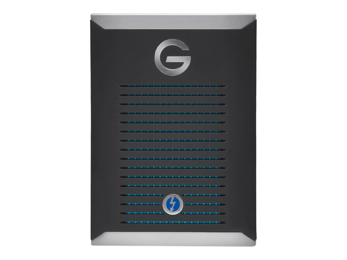 SANDISK PROFESSIONAL G-DRIVE PRO SSD Thunderbolt 3 Externe Festplatte, 2 TB SSD, extern, Grau/Silber