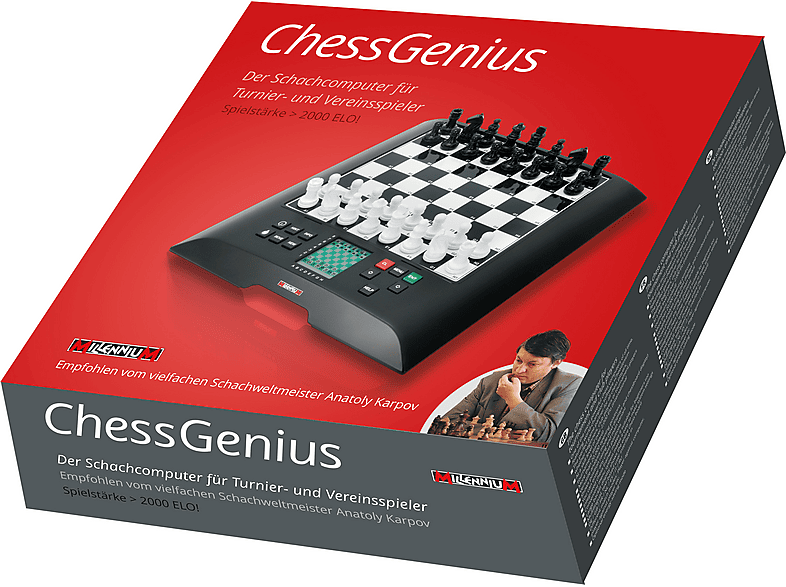 MILLENNIUM 2000 Chess Genius (M810) Schachcomputer, Schwarz/weiss — Foto 2 von 2