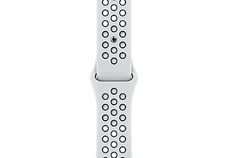 Apple Watch Nike 41 mm, Fluoroelastómero ultraligero, Platino puro/Negro | MediaMarkt