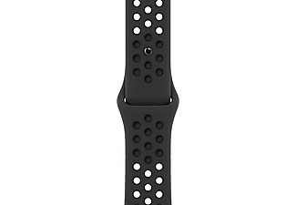 ego Extracción Terrible Apple Watch Nike Sport Band, 41 mm, Fluoroelastómero ultraligero,  Antracita/Negra | MediaMarkt