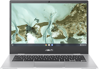 ASUS CX1400CNA-BV0170, Chromebook mit 14 Zoll Display, Intel® Celeron® Prozessor, 8 GB RAM, 64 GB eMMC, Intel® HD Graphics 500, Silber