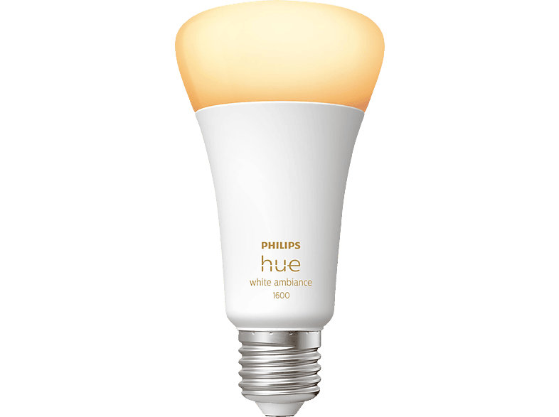 Philips Hue White Ambiance E27 Einzelpack 1600; LED Lampe